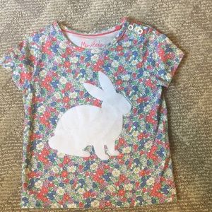 Floral bunny shirt
